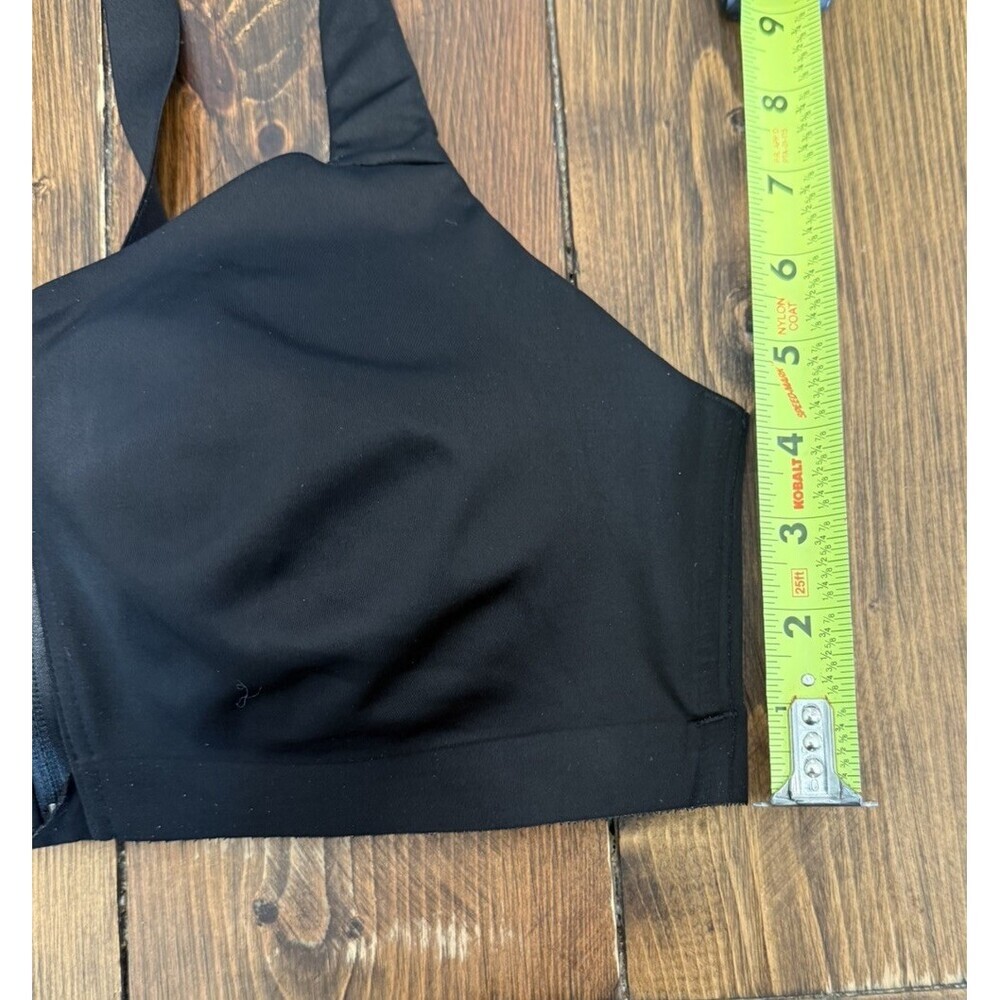 Victoria’s Secret Knockout Front Close Zip Sport Bra 36D Black - Picture 6 of 7